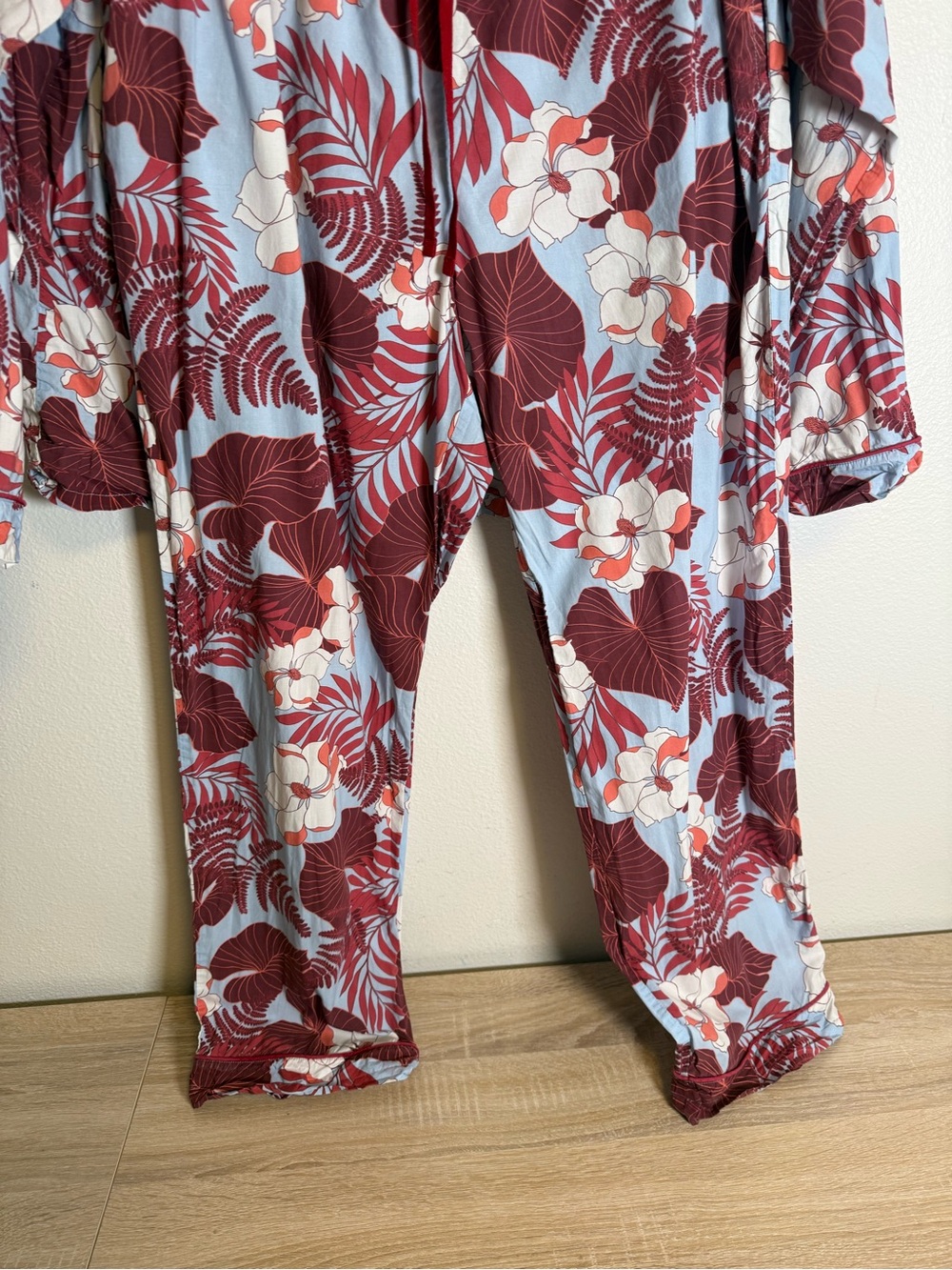 The Cat's Pajamas tropical floral print pajama 100% cotton sz XL - Picture 4 of 10